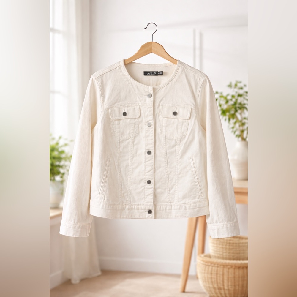 Ralph Lauren Off-White Denim Jacket
